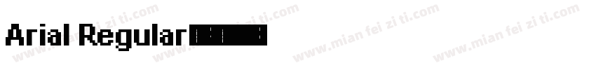 Arial Regular字体字体转换